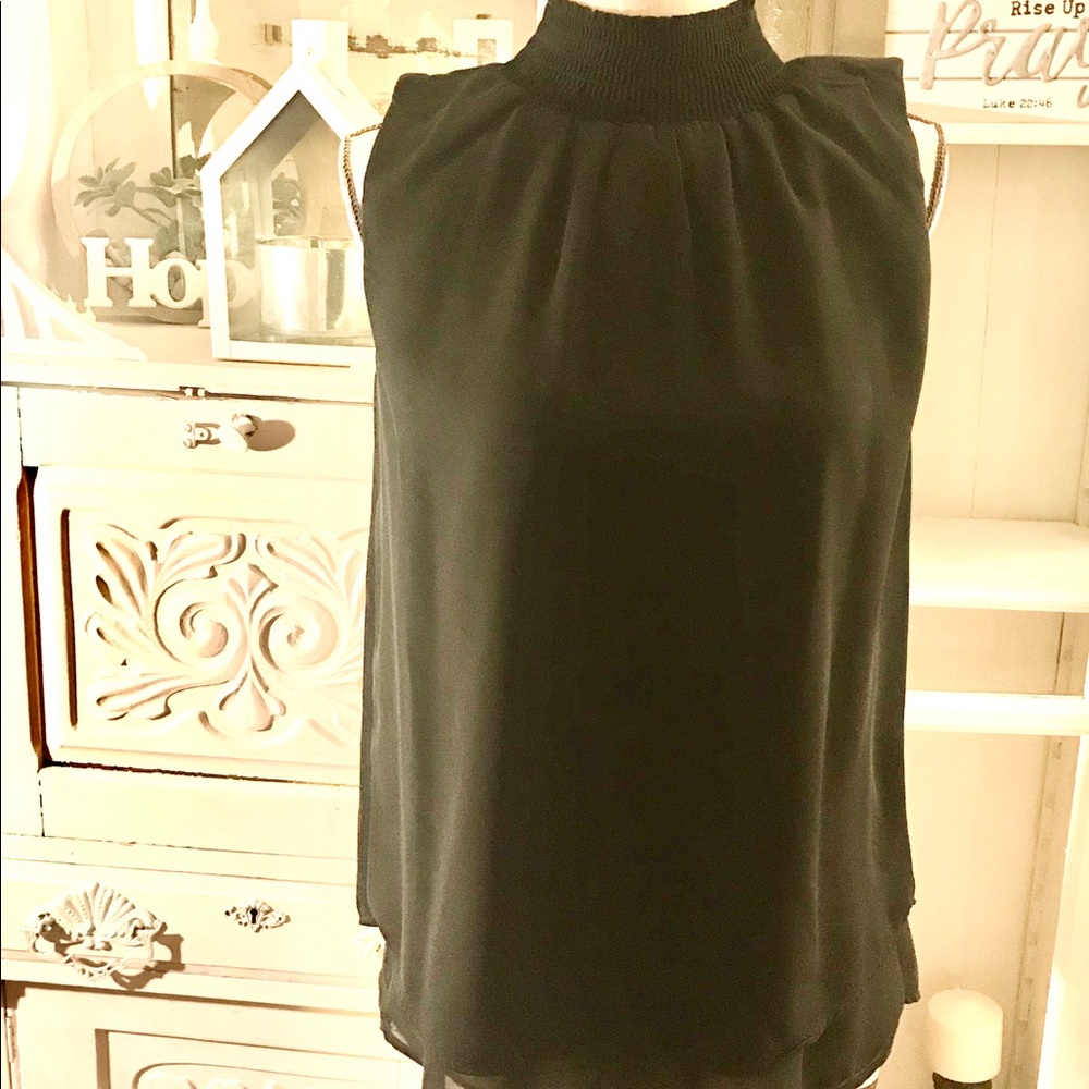 🖤JAPANA Black Dressy Sleeveless Blouse